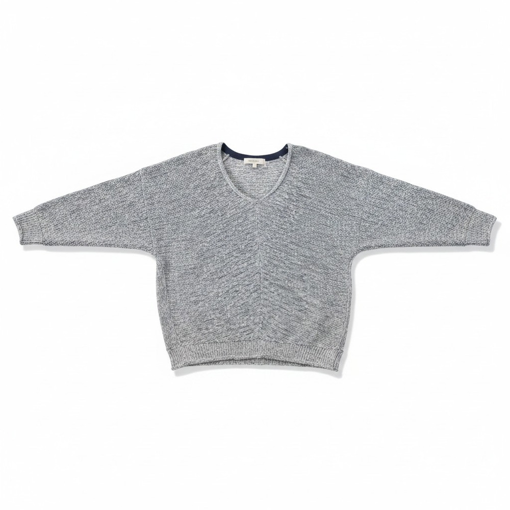 NWT Free People Womens Bright Lights Oversized Sweater Gray XS Boho Open Knit